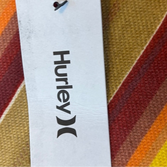 NWT Hurley Men's "Surf Poncho" Baja Striped Hoodie - Size S - Picture 7 of 11